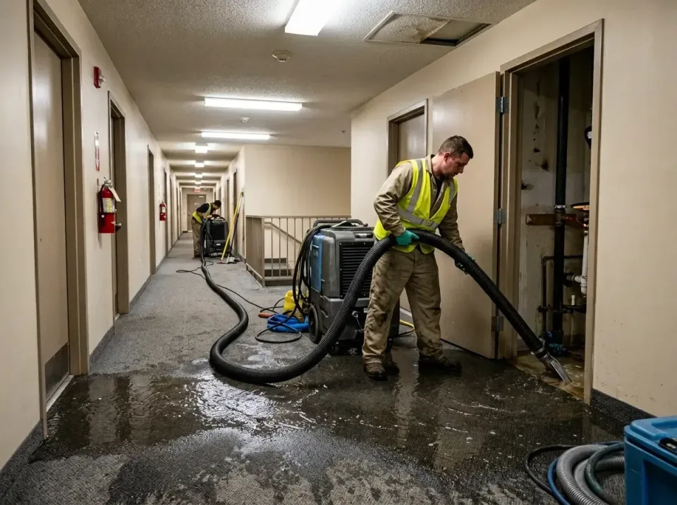 multi-unit-apartment-hallway-f-005 — frequently asked questions, Emergency Burst Pipe Water Extraction & Removal in Worland,…
